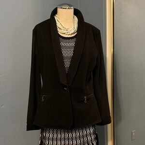Laura Max Black Dress Jacket Style Kourtney Size Large Going Out, Date Night